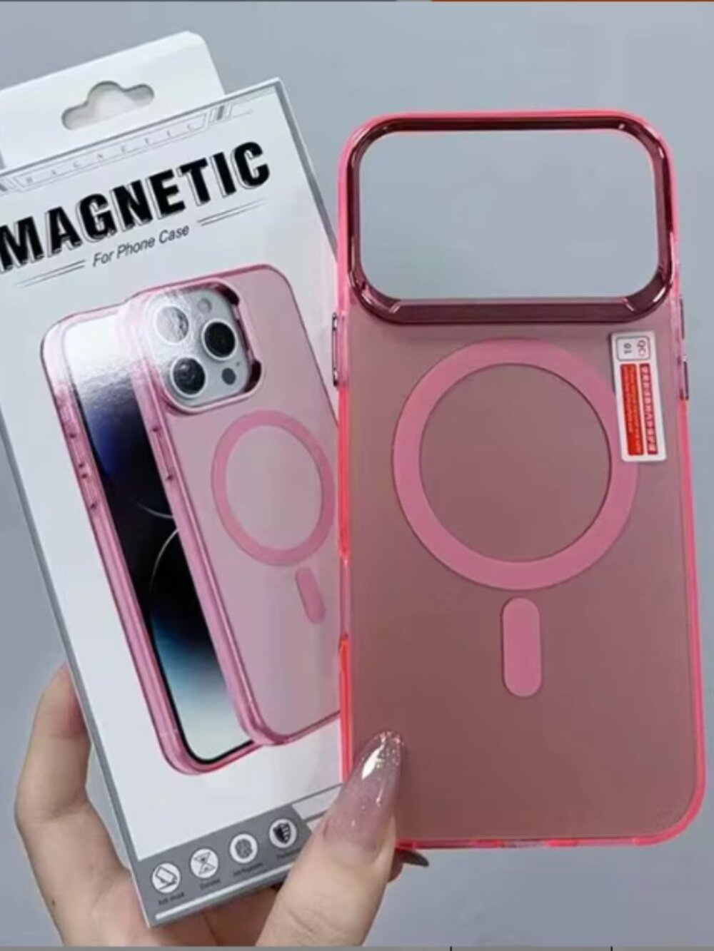 iPhone 17 Pro Max Case with Magnetic Wireless Charging Shockproof